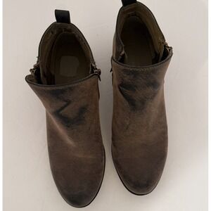 JESSICA CLINE Dani Dusty Brown Casual Ankle Boots‎ Womens Size 8M
